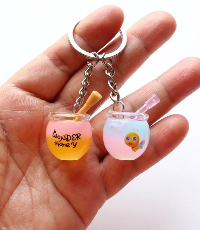 Honey Jar Keychain