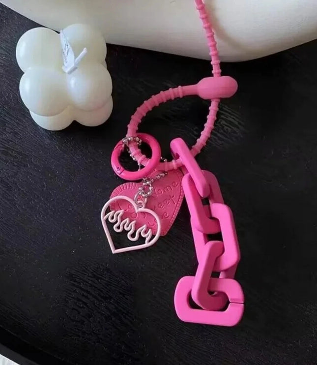 Chained Heart Keychain