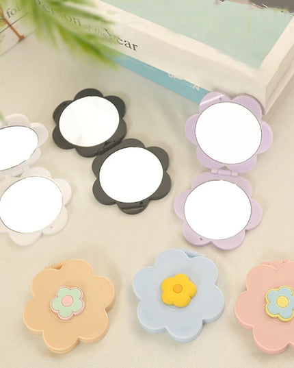 Flower Shaped Pocket Mirror