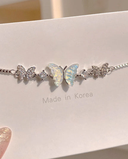 Moonstone Butterfly Bracelet