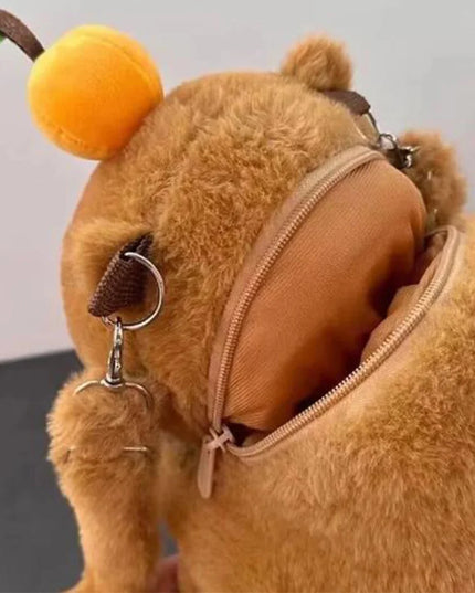 Capybara Plush Backpack