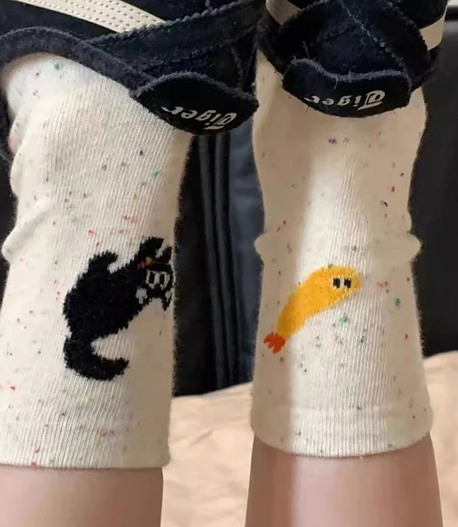 Cat & Fish Socks