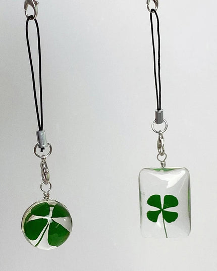 Lucky Clover Phone Charm