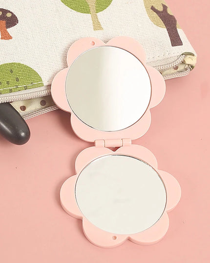 Flower Shaped Pocket Mirror