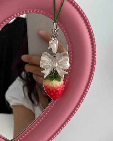 Strawberry Bag Charm