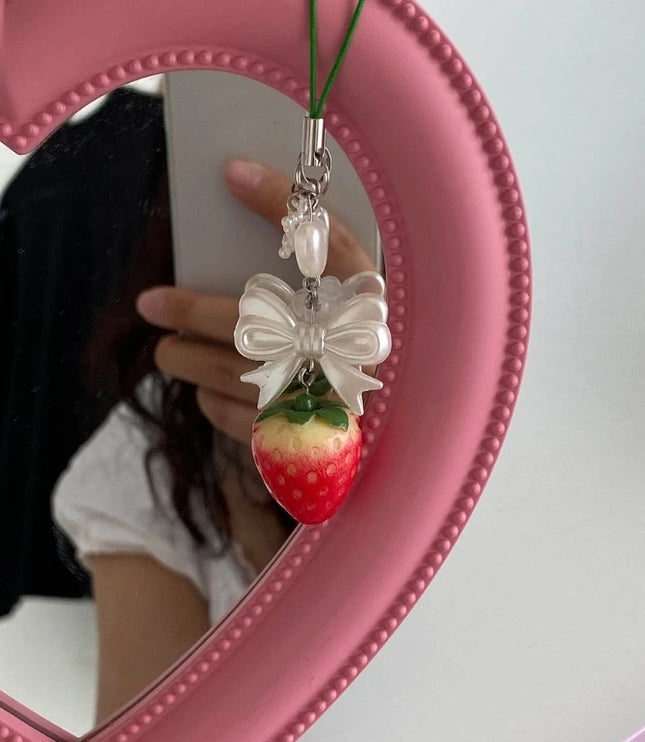 Strawberry Bag Charm