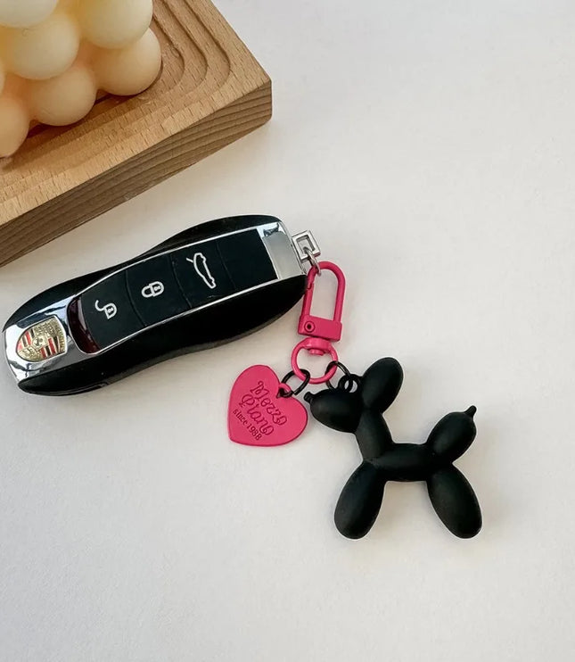 Y2K Balloon Dog Keychain