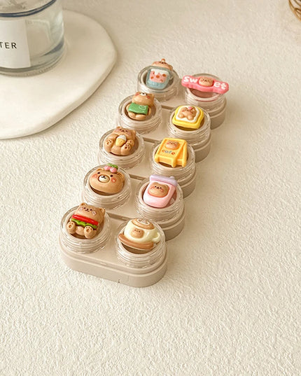 Bear Contact Lenses Case