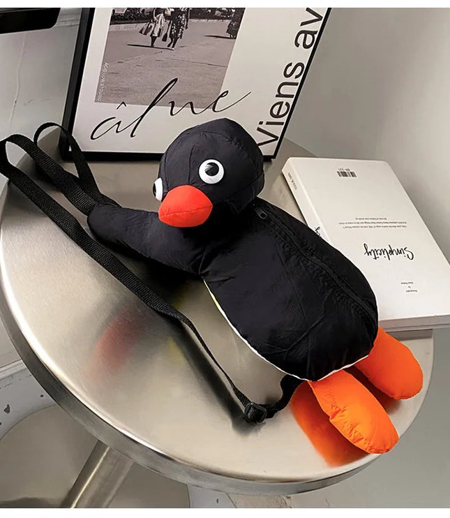 Black Penguin Backpack