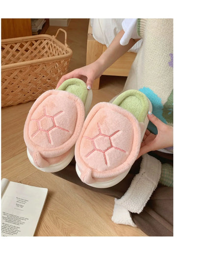 Cute Turtle Plush Slippers