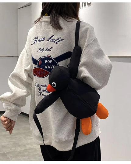 Black Penguin Backpack