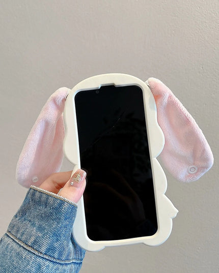 Plush Rabbit Ear Phone Case