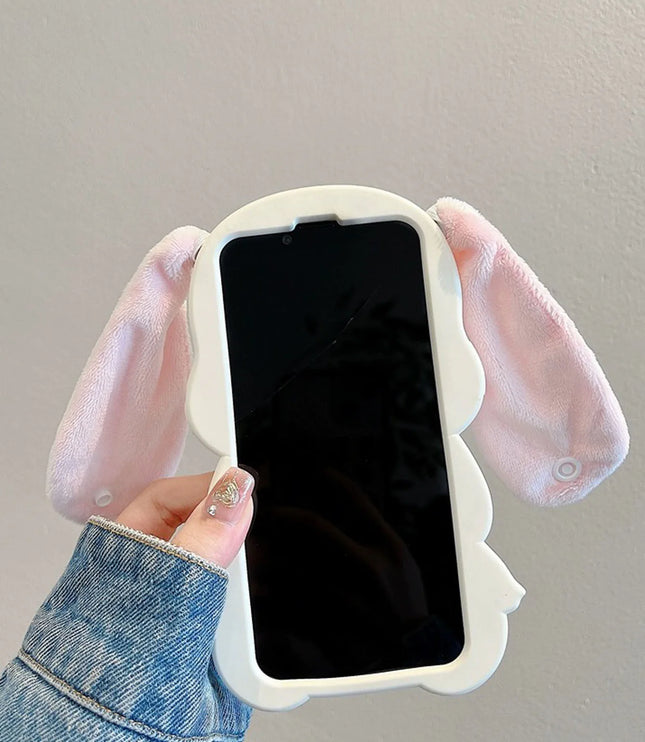 Plush Rabbit Ear Phone Case