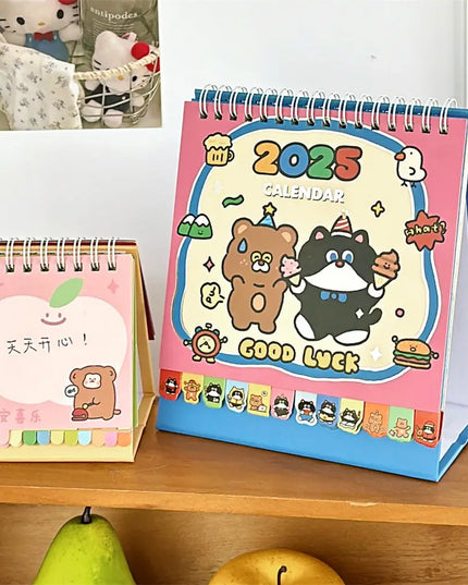 Cartoon Animal Desk Calendar