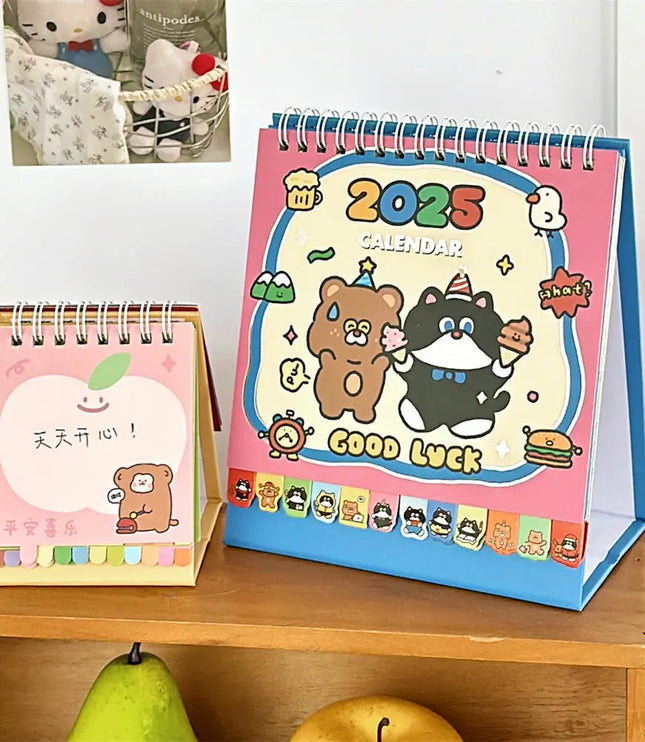 Cartoon Animal Desk Calendar