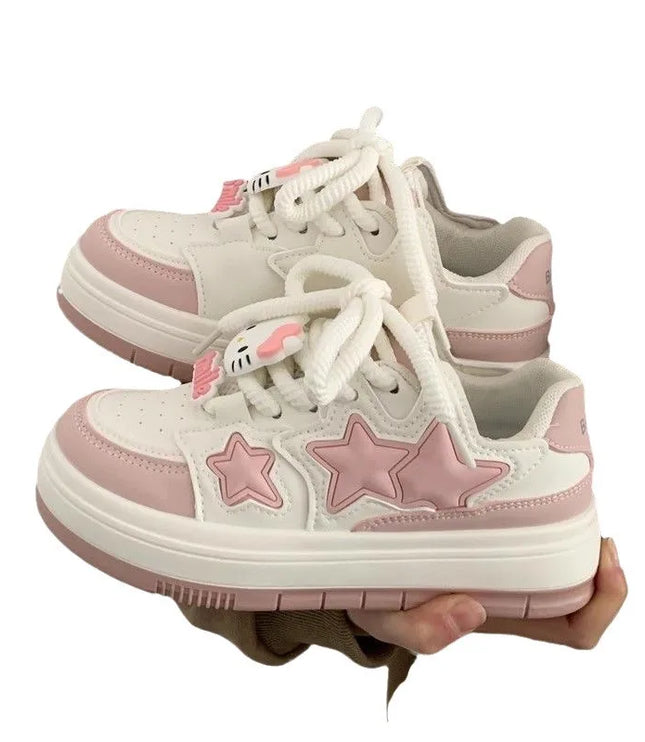 SANRIO Pink Stars Sneakers