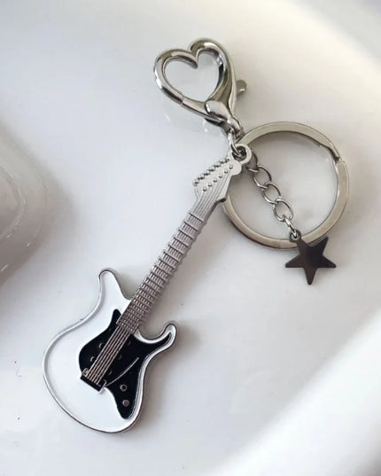 Electric Guitar Keychain