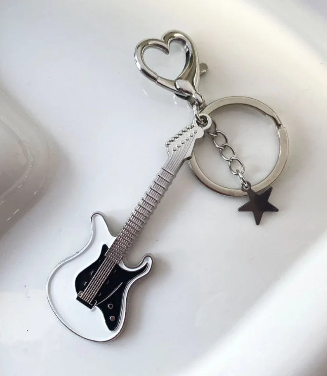 Electric Guitar Keychain