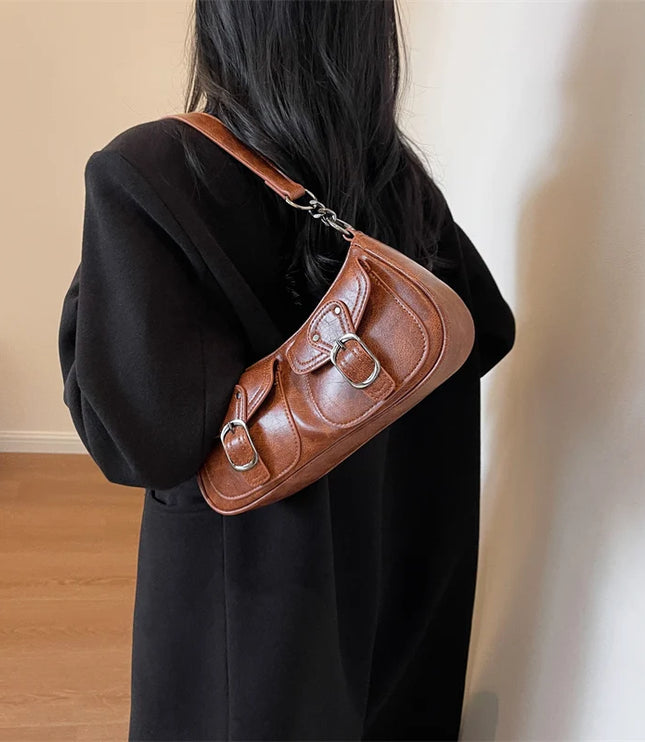 Double Pockets Handbag