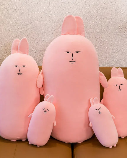 Pink Cosmic Rabbit Pillow