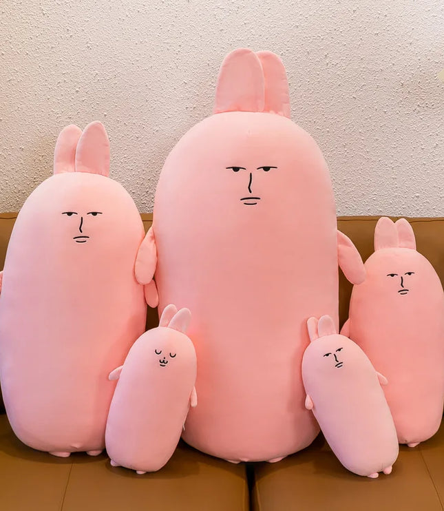 Pink Cosmic Rabbit Pillow