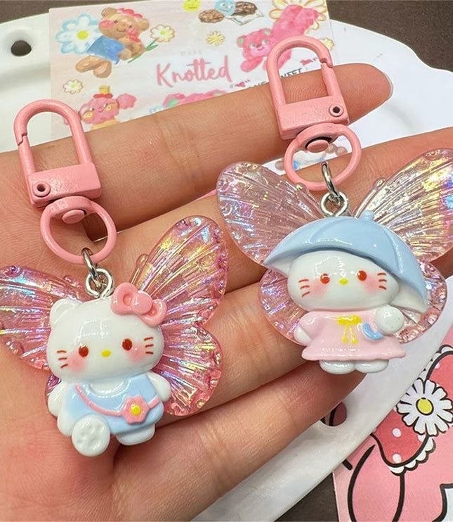 Butterfly Hello Kitty Keychain