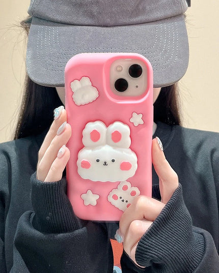 Cute 3D Rabbit Phone Case