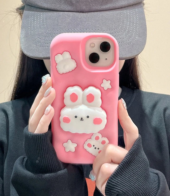 Cute 3D Rabbit Phone Case