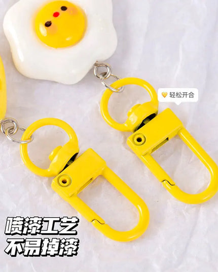 Egg & Cheese Keychain