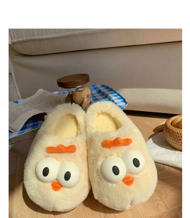 Big Eyes Chicken Slippers