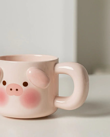 Pig & Doggy Ceramic Mug