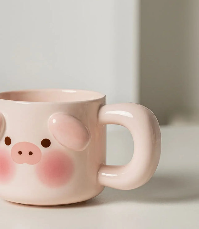 Pig & Doggy Ceramic Mug