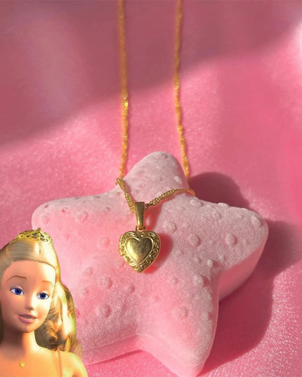 Barbie Heart Locket Necklace