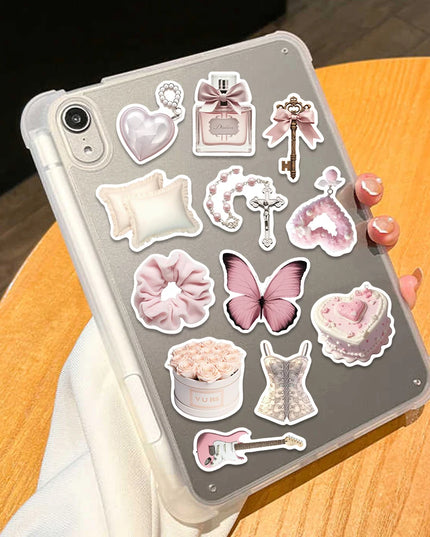 50PCS Pink Ballet Stickers