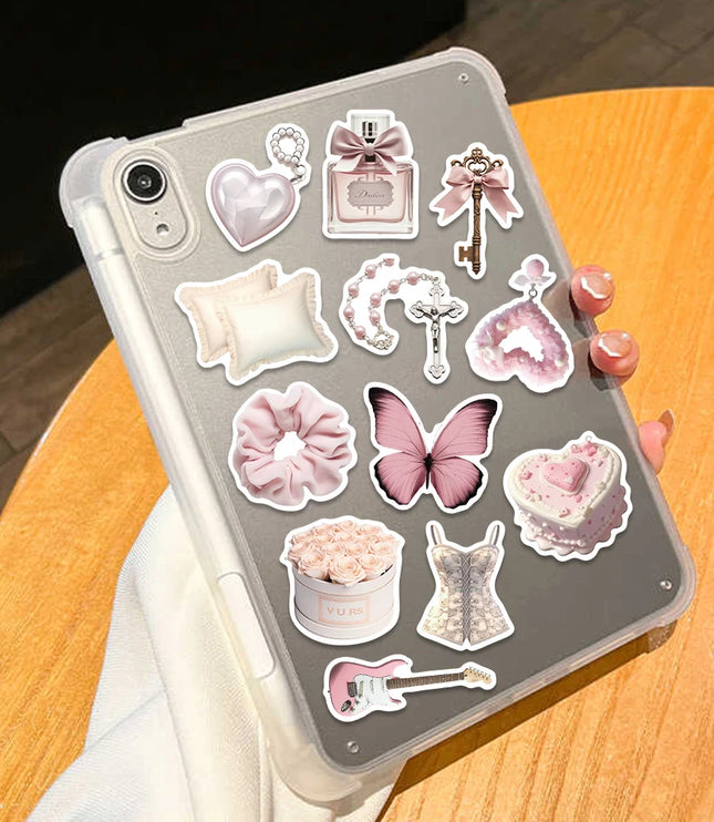 50PCS Pink Ballet Stickers