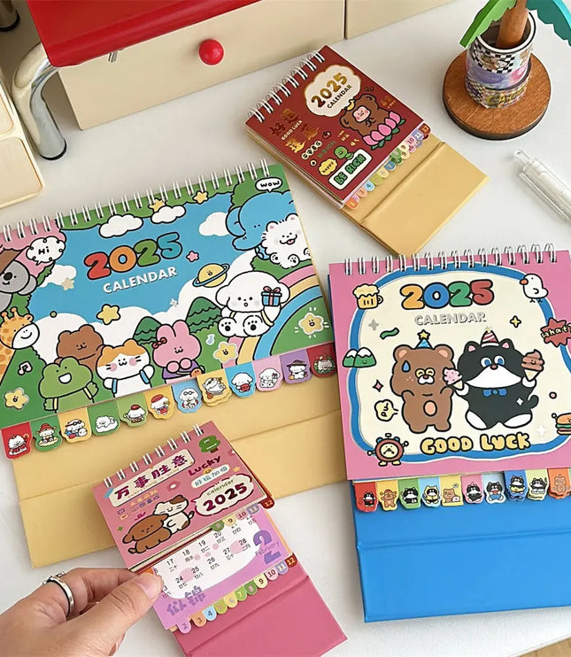 Cartoon Animal Desk Calendar