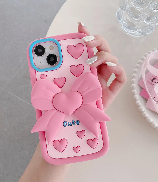 3D Bowknot Phone Case