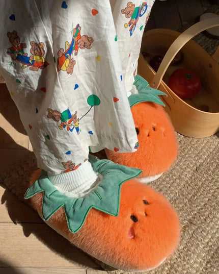 Veggies Plush Slippers