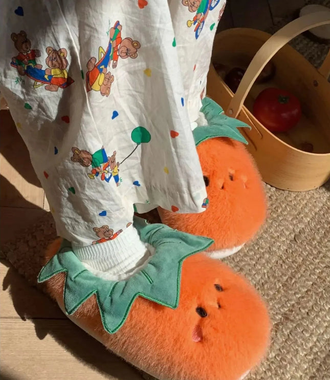 Veggies Plush Slippers