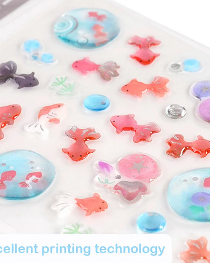 Goldfish Jelly Stickers