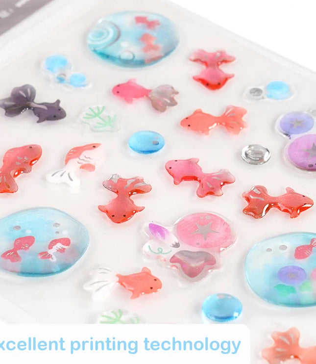 Goldfish Jelly Stickers