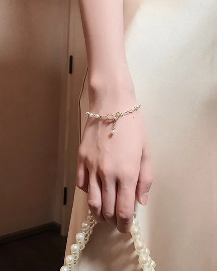 Pearl Bow Bracelet