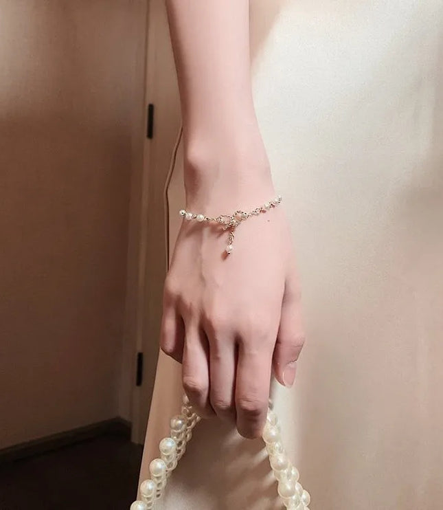 Pearl Bow Bracelet