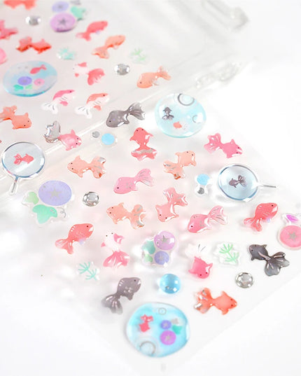 Goldfish Jelly Stickers