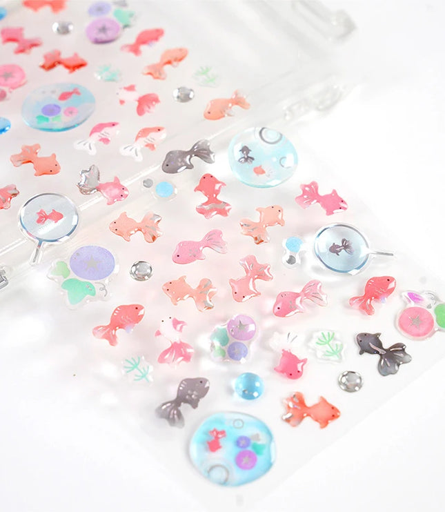 Goldfish Jelly Stickers