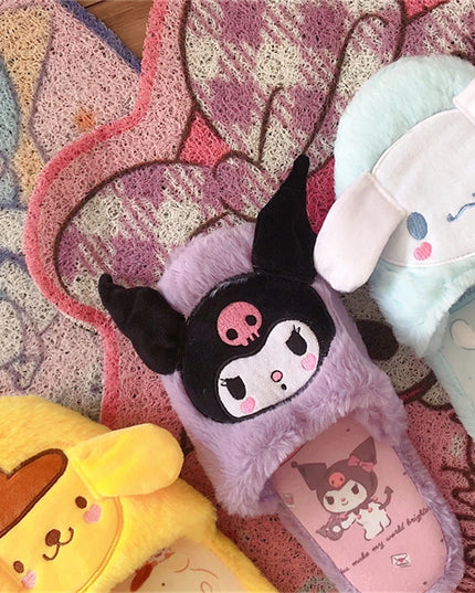 SANRIO Plush Home Slippers