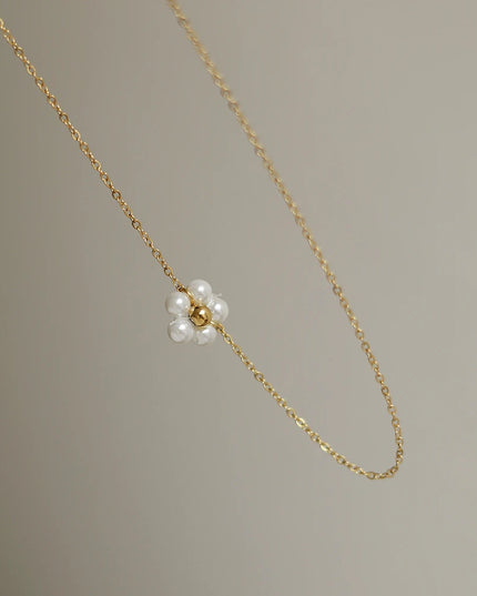 Pearl Flower Necklace