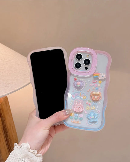 Jelly 3D Bear Phone Case