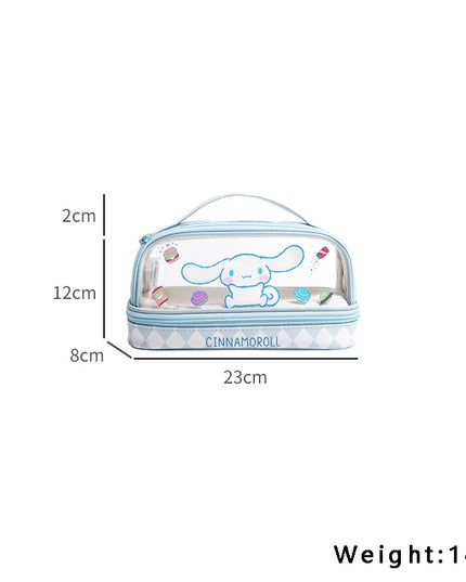 SANRIO Transparent Pencil Case