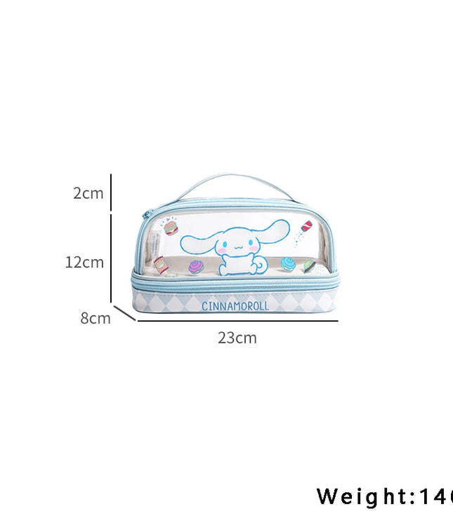 SANRIO Transparent Pencil Case